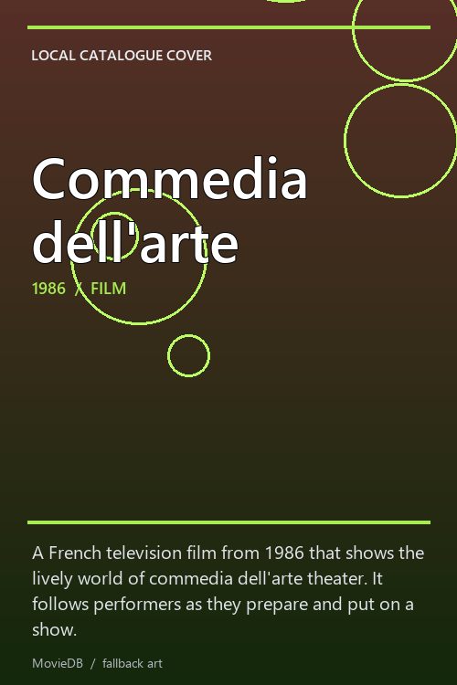 Commedia dell'arte poster