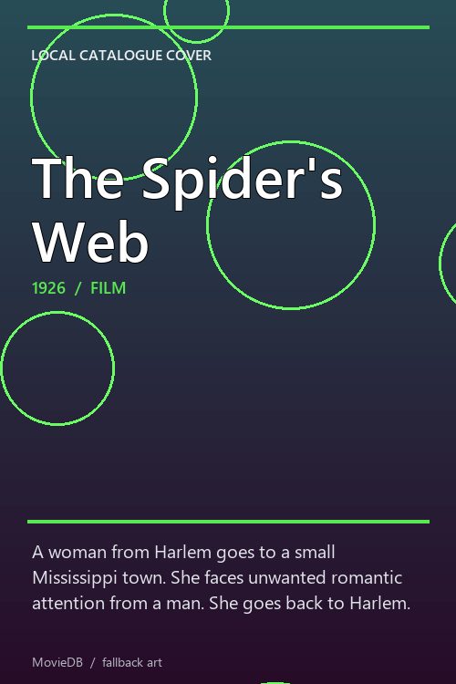 The Spider's Web poster