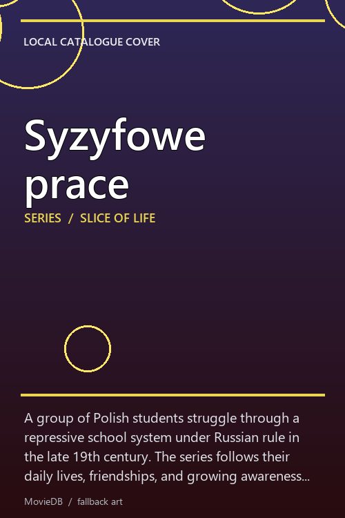Syzyfowe prace poster