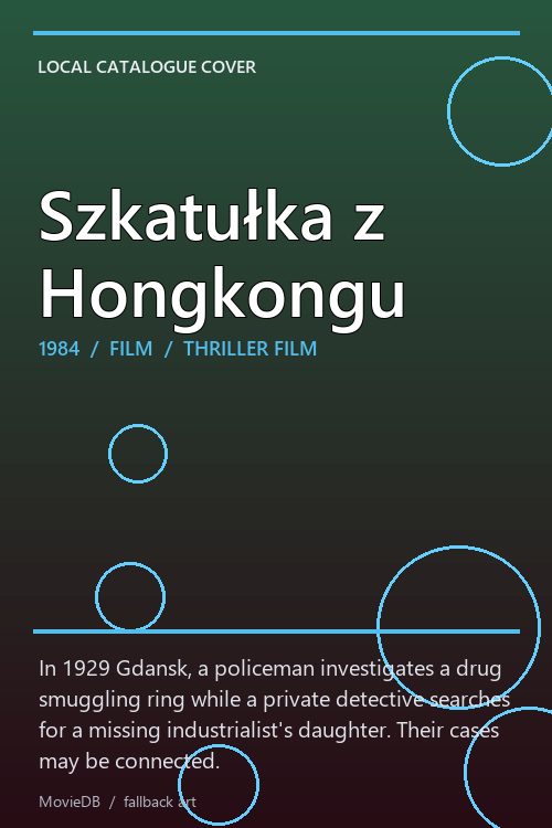 Szkatułka z Hongkongu poster