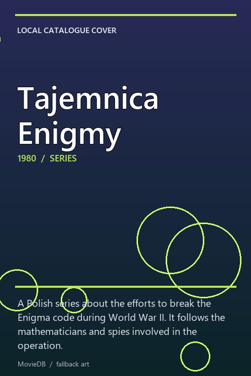Tajemnica Enigmy poster