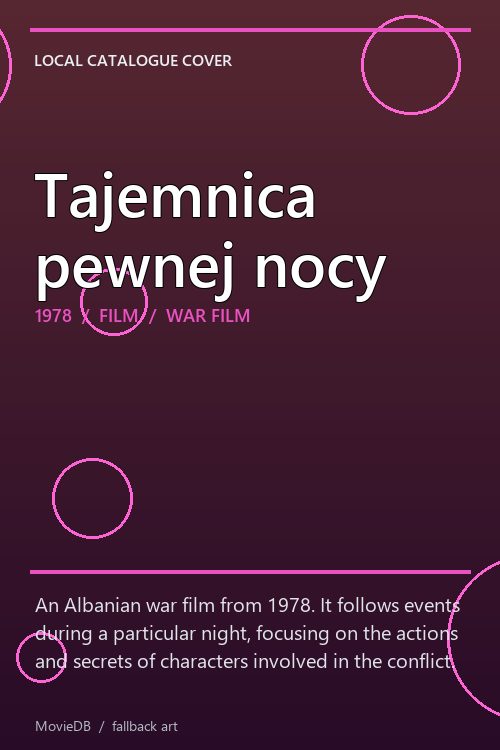 Tajemnica pewnej nocy poster