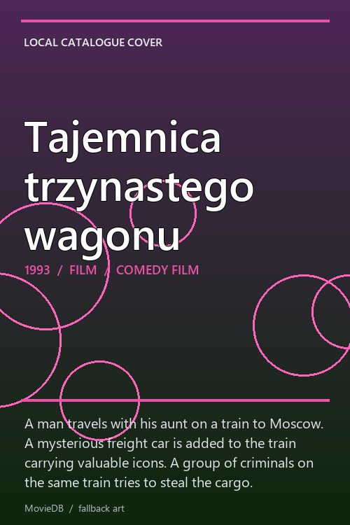 Tajemnica trzynastego wagonu poster