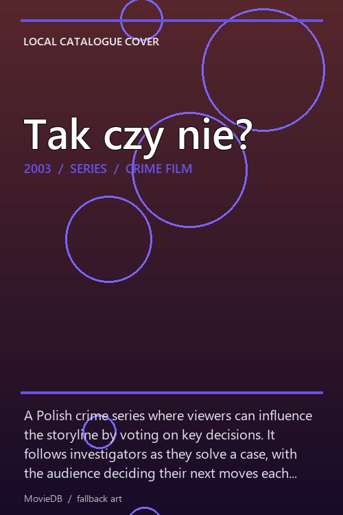 Tak czy nie? poster