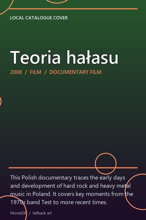 Teoria hałasu poster