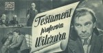 Testament profesora Wilczura poster