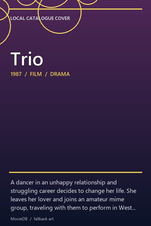 Trio poster
