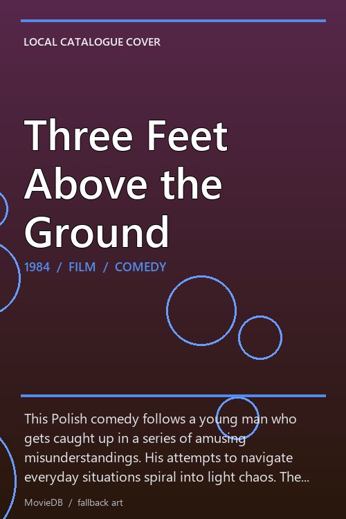 Three Feet Above the Ground poster