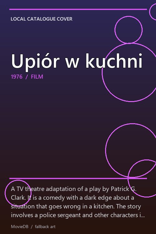 Upiór w kuchni poster