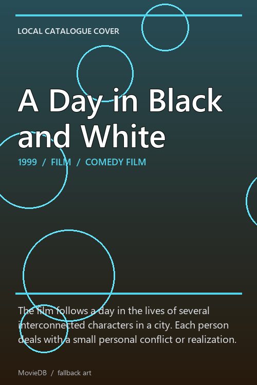 A Day in Black and White poster