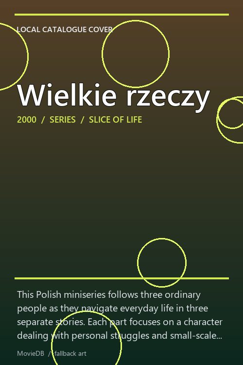 Wielkie rzeczy poster