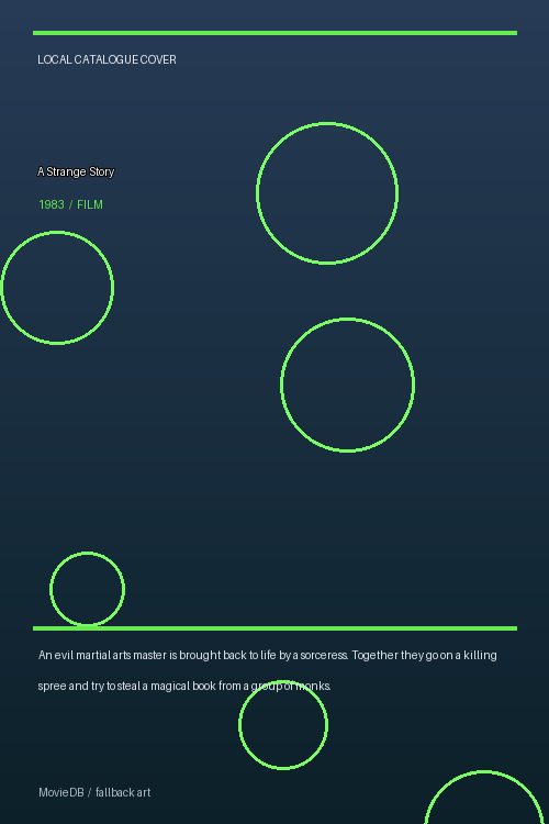 A Strange Story poster