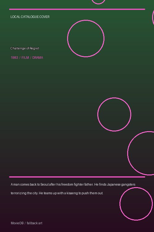 Challenge of Regret poster
