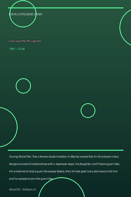 Guerilla at the Philippines poster
