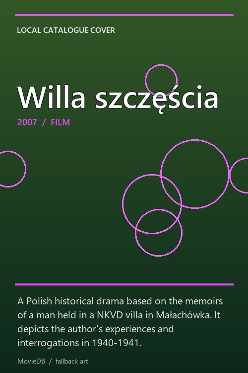 Willa szczęścia poster