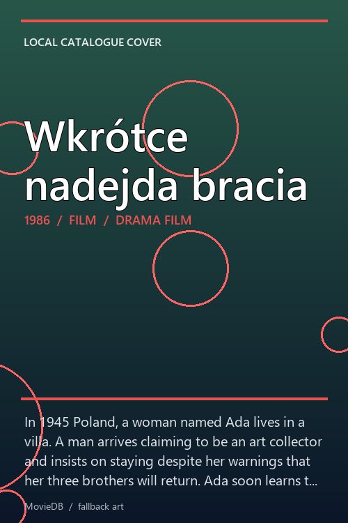 Wkrótce nadejda bracia poster