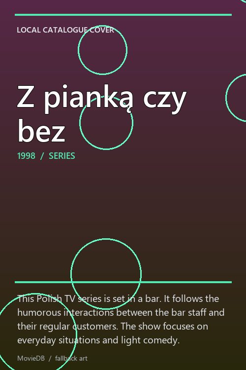 Z pianką czy bez poster