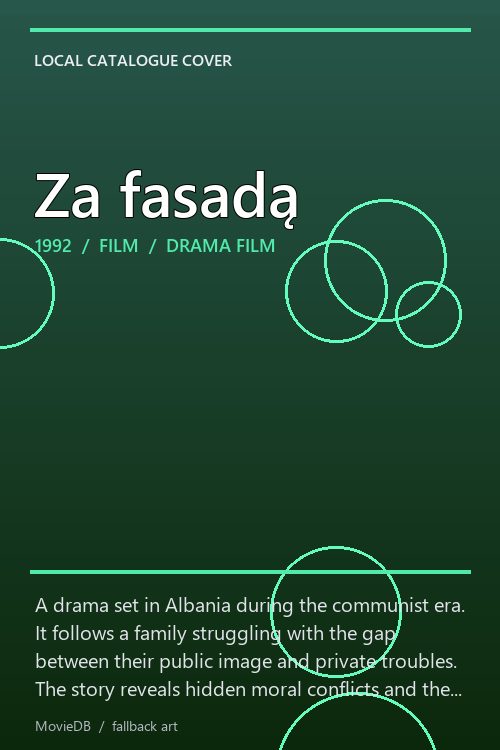 Za fasadą poster