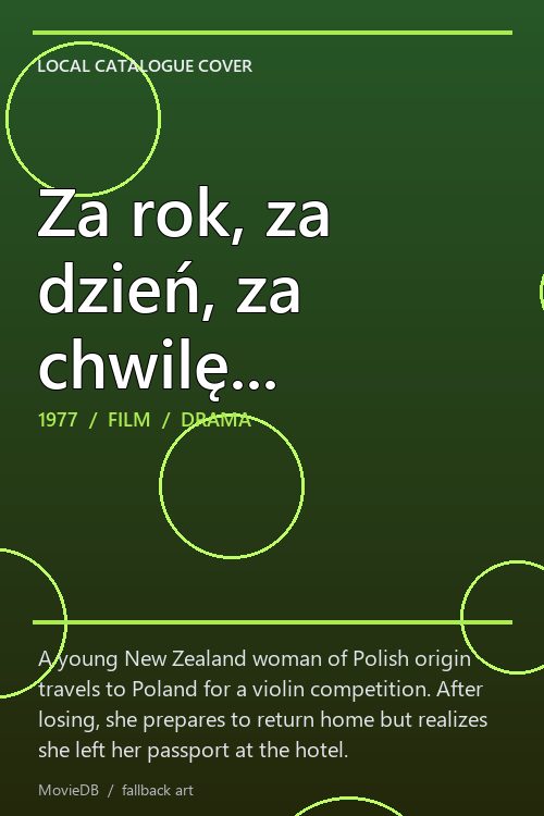 Za rok, za dzień, za chwilę... poster