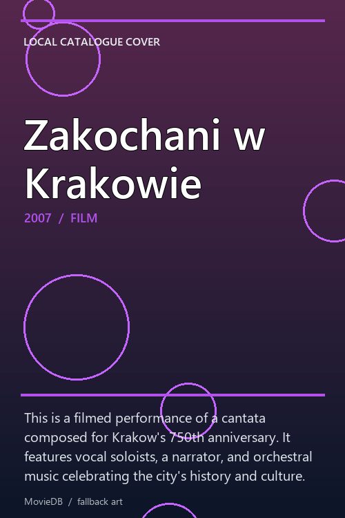 Zakochani w Krakowie poster