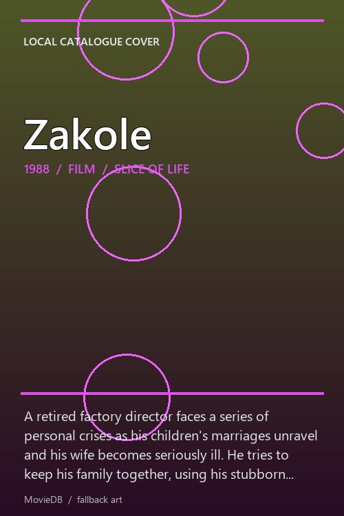 Zakole poster
