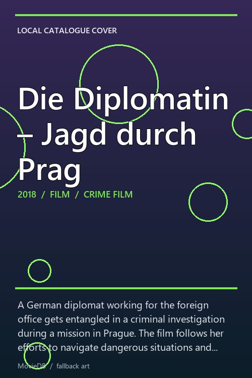 Die Diplomatin – Jagd durch Prag poster