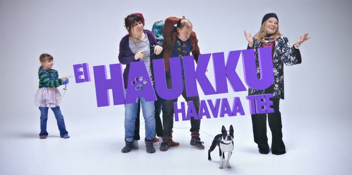 Ei Haukku haavaa tee poster