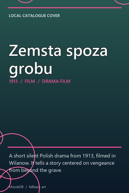 Zemsta spoza grobu poster