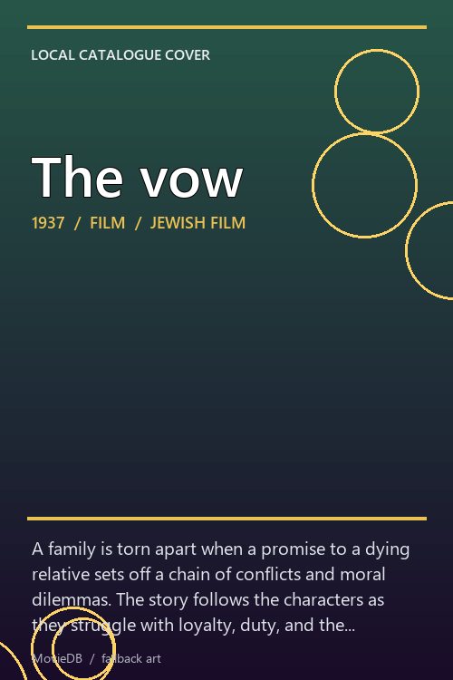 The vow poster