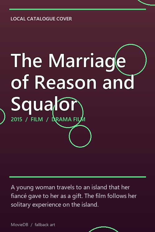 The Marriage of Reason and Squalor poster