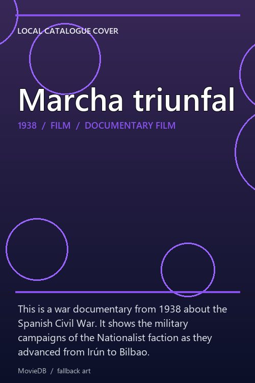 Marcha triunfal poster