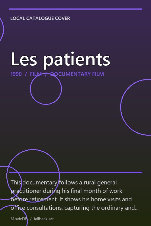 Les patients poster