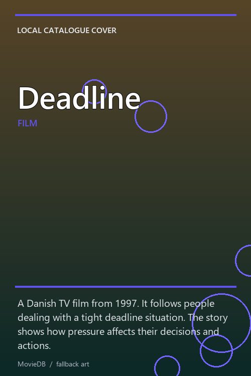 Deadline poster
