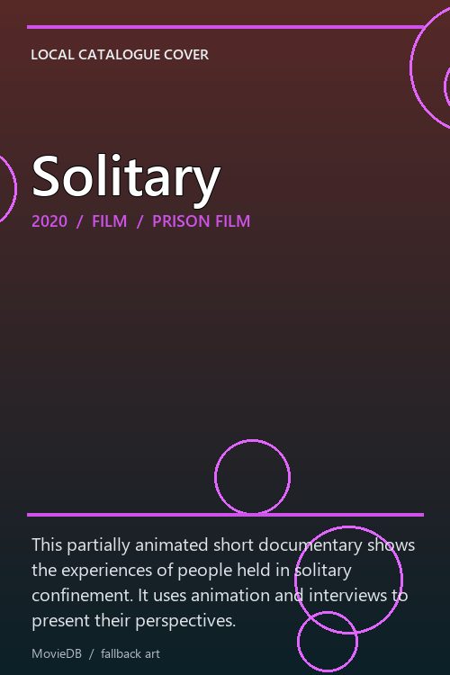 Solitary poster