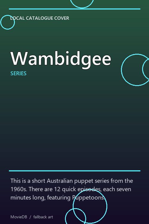 Wambidgee poster