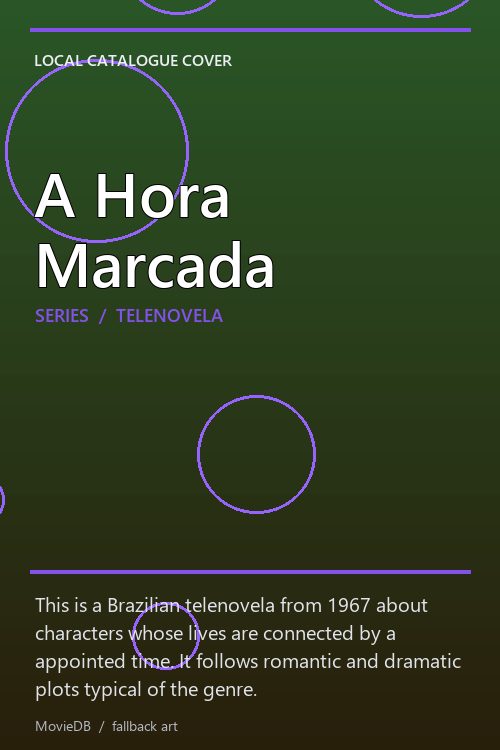 A Hora Marcada poster