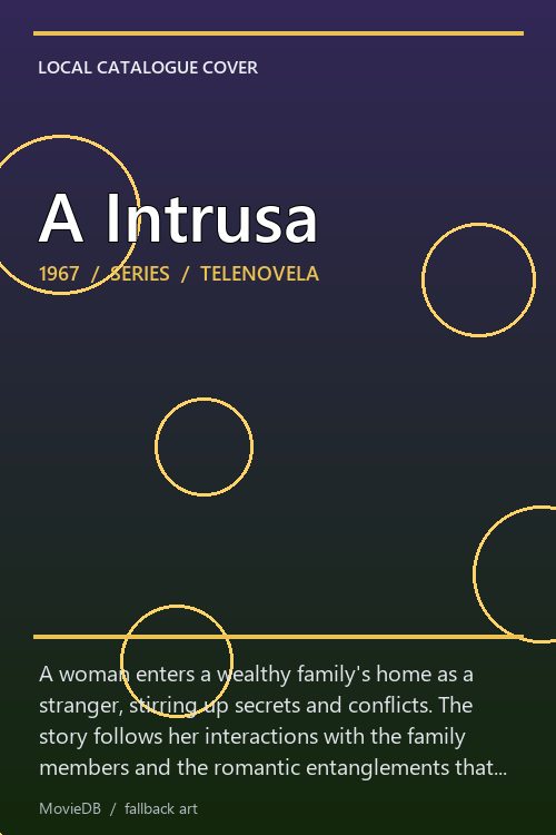 A Intrusa poster