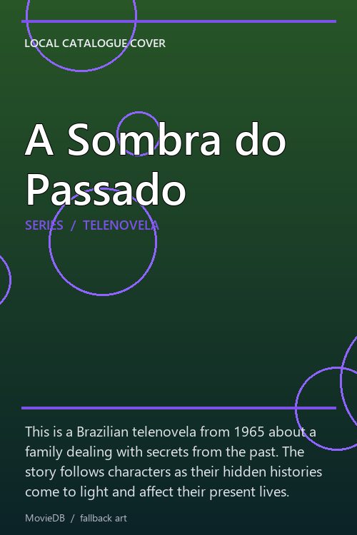 A Sombra do Passado poster