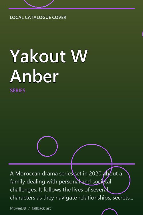 Yakout W Anber poster