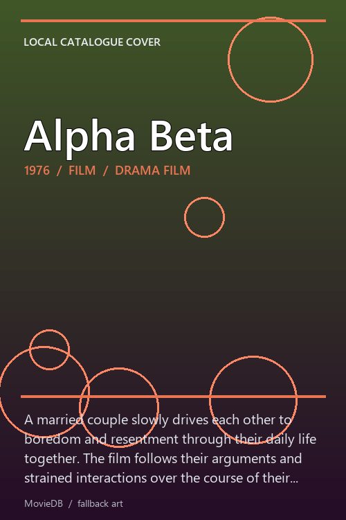 Alpha Beta poster