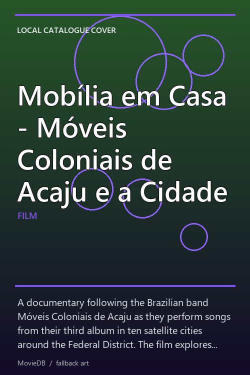 Mobília em Casa - Móveis Coloniais de Acaju e a Cidade poster