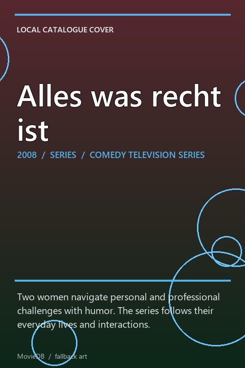 Alles was recht ist poster