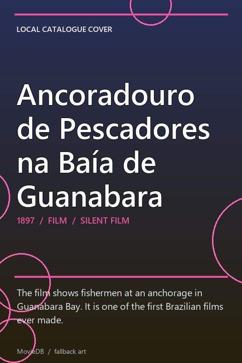 Ancoradouro de Pescadores na Baía de Guanabara poster
