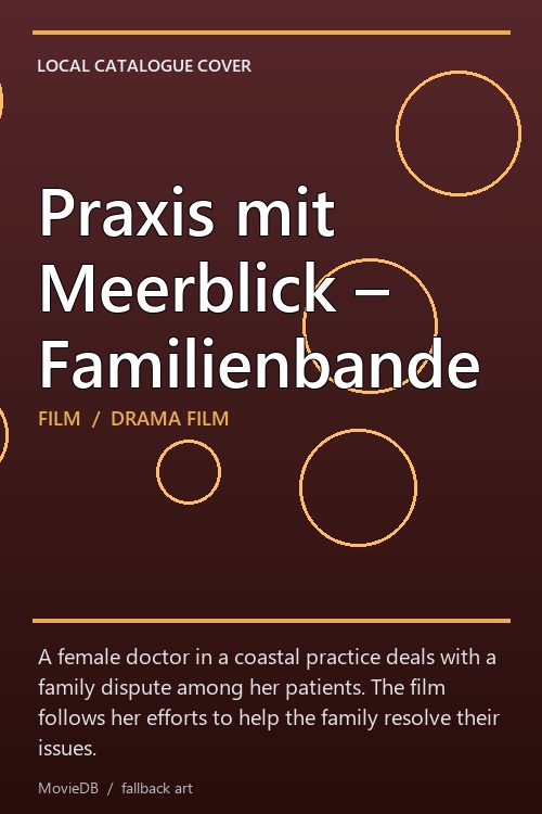 Praxis mit Meerblick – Familienbande poster
