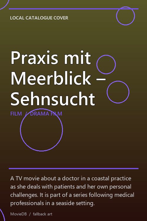 Praxis mit Meerblick – Sehnsucht poster