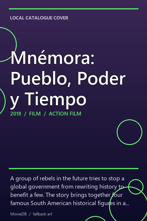 Mnémora: Pueblo, Poder y Tiempo poster