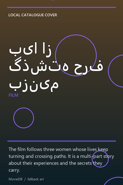بیا از گذشته حرف بزنیم poster