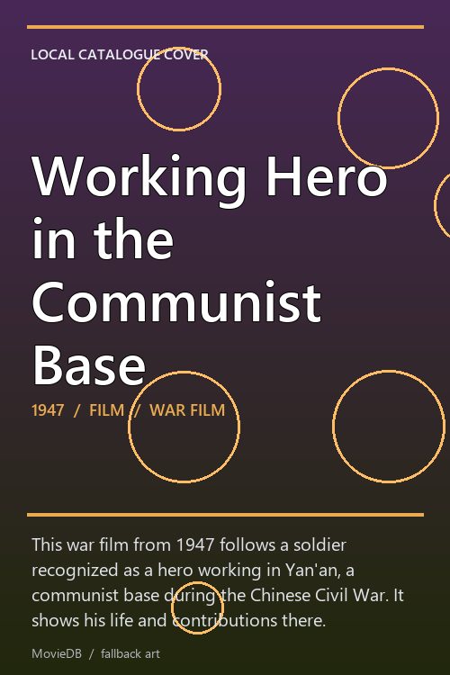 Working Hero in the Communist Base poster