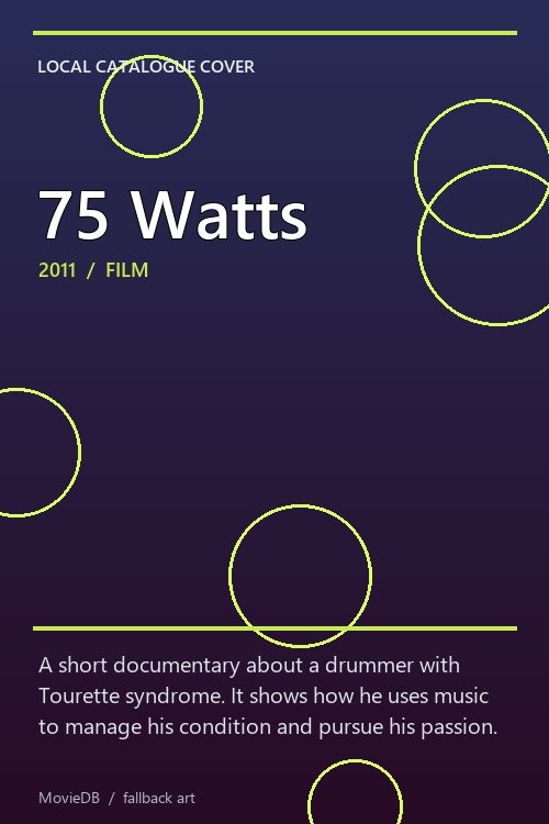 75 Watts poster