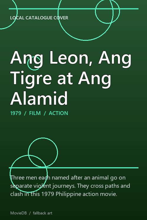 Ang Leon, Ang Tigre at Ang Alamid poster